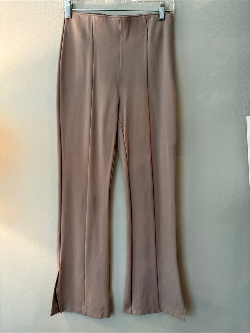 Abercrombie & Fitch Taupe Stretch Flare Pants